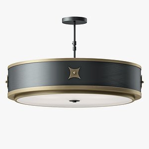 3-Light Art Deco Chrome Chandelier for Hotel Lobby Decor