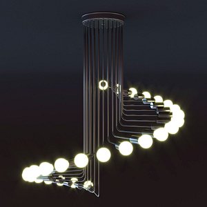 Elegant Glass Sphere Pendant Light | 7-Light Hanging Light