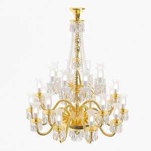 Vintage Antique Brass 9-Light Pendant Chandelier for Entryway