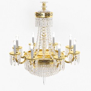 Contemporary Round Chandelier - Brushed Nickel 9-Light Hanging Light