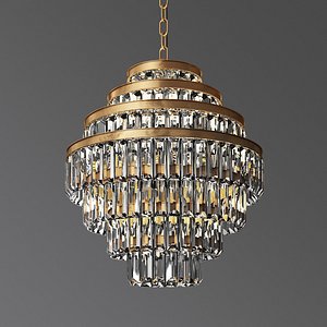 Coastal Black Cone Pendant Light | 8-Light Hanging Light
