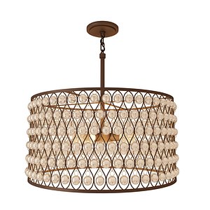 Contemporary Frosted Glass 18-Light Pendant Light for Bedroom