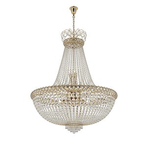 Vintage Geometric Chandelier - Matte Black 18-Light Hanging Light