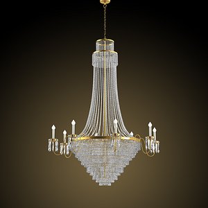Coastal Matte Black 9-Light Pendant Light for Restaurant