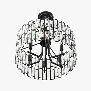 Brass Cylinder Nordic Pendant Chandelier - 8-Light Ceiling Fixture