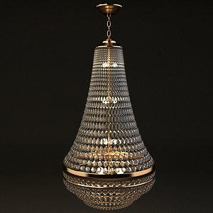 15-Light Luxury Amber Glass Pendant Light for Bedroom Decor