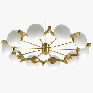 Nordic Rectangular Chandelier - Crystal 7-Light Hanging Light