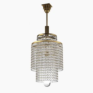 Black Art Deco 24-Light Sphere Pendant Light for Villa