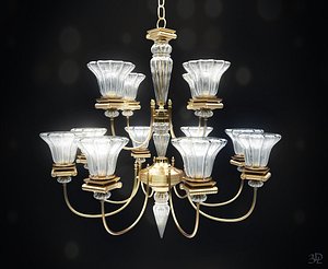 Iron Round Vintage Pendant Light - 24-Light Ceiling Fixture