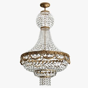Elegant Brushed Nickel 7-Light Hanging Ceiling Light for Hotel Lobby