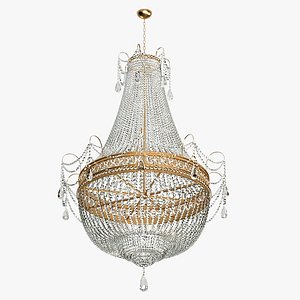 9-Light Coastal Copper Hanging Ceiling Light for Staircase Decor