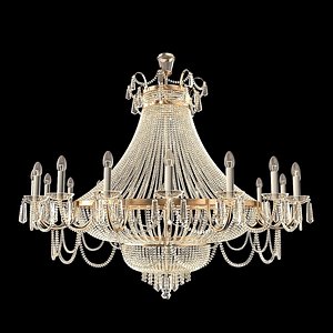 Contemporary Brass 7-Light Hanging Ceiling Light for Kitchen Island