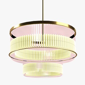 Transitional Gold 15-Light Hanging Ceiling Light for Staircase